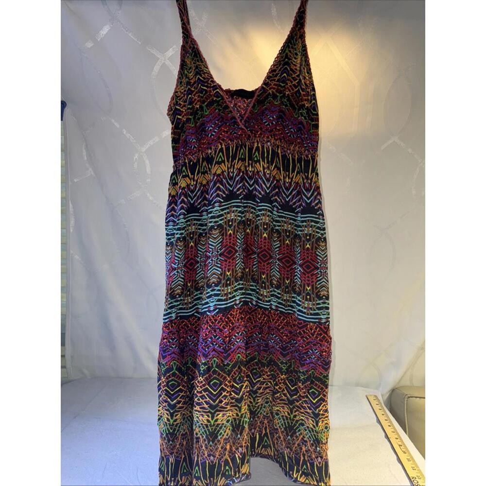 Steve Madden Multi Color Summer Dress Sz Medium